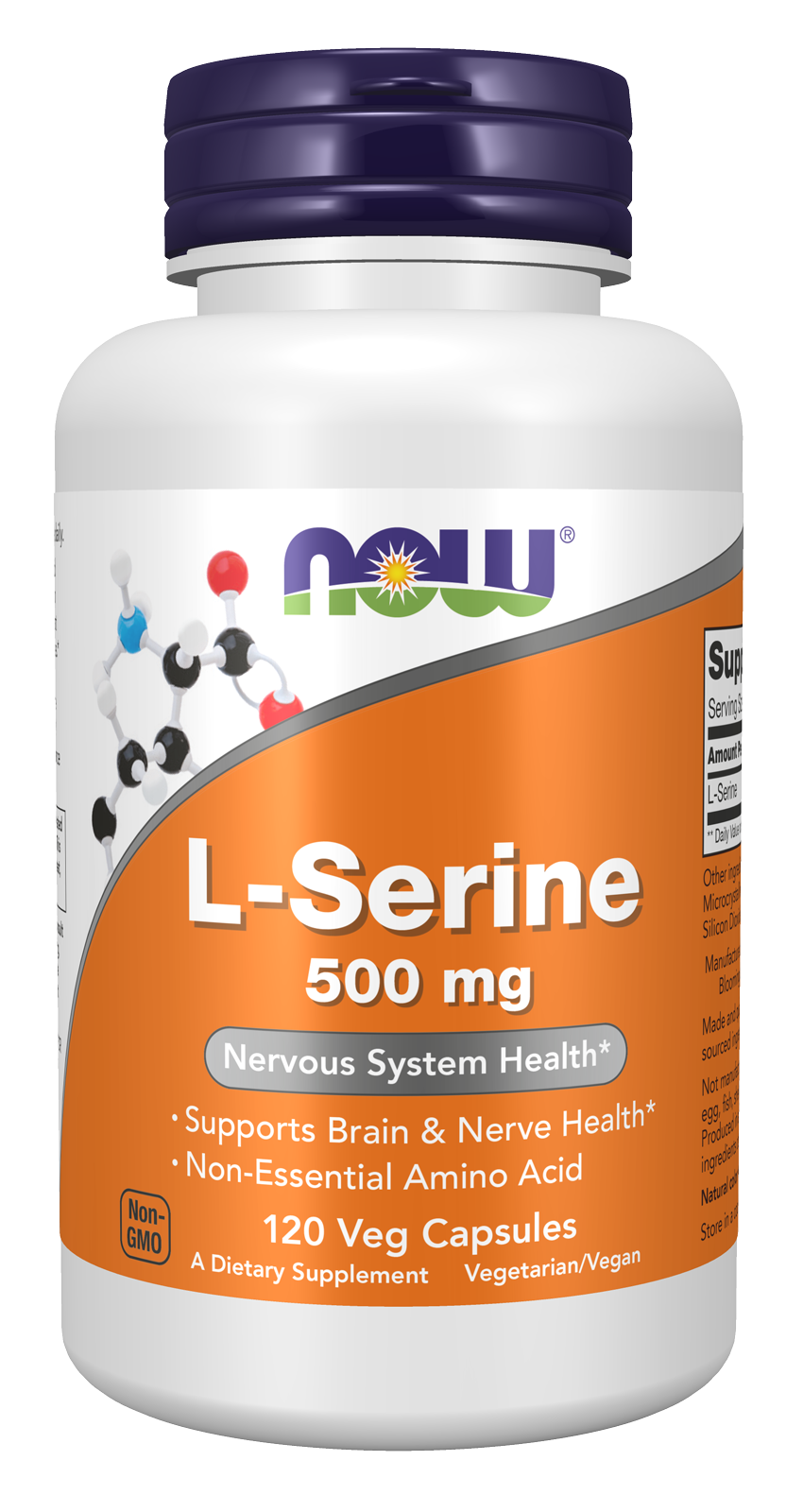 L-Serine 500 mg Veg Capsules