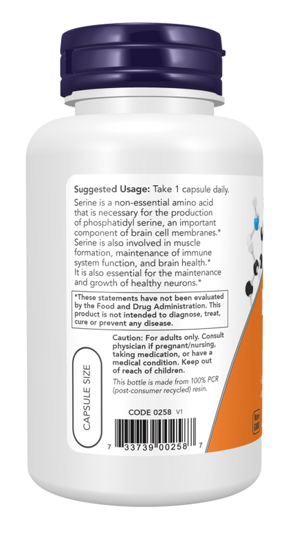 L-Serine 500 mg Veg Capsules