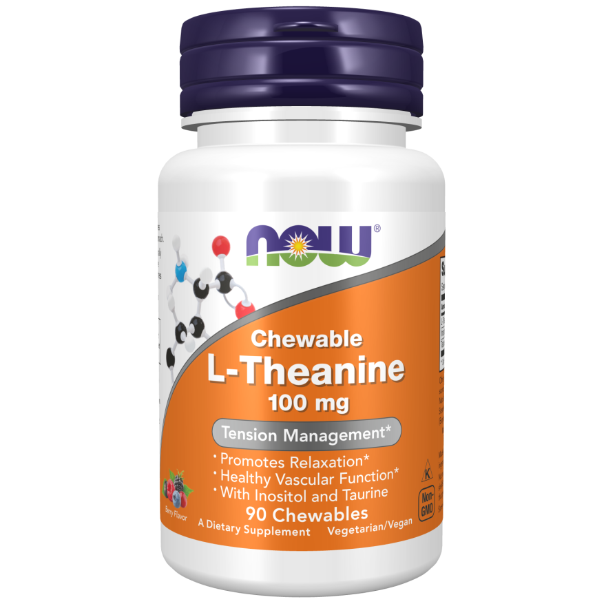 L-Theanine 100 mg Chewables-Amino Acids-AlchePharma