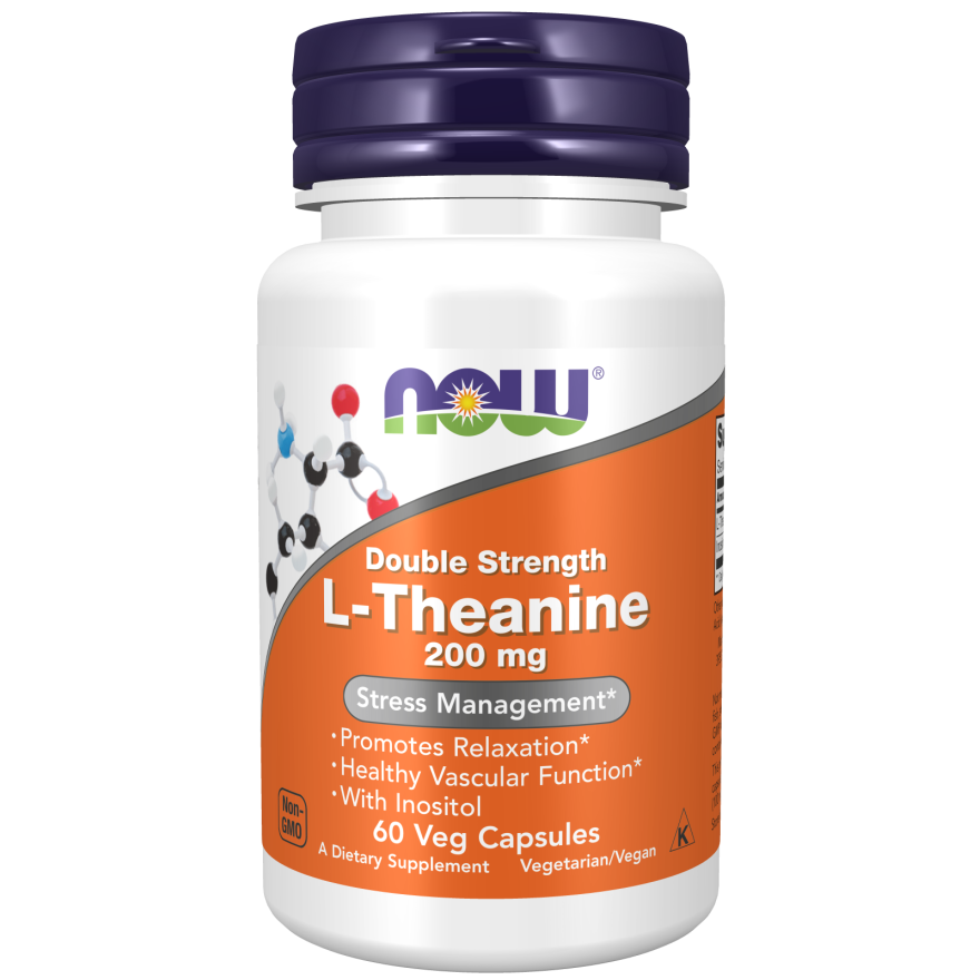 L-Theanine, Double Strength 200 mg Veg Capsules-Amino Acids-AlchePharma