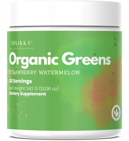 Solikka Organic Super Greens Strawberry Watermelon