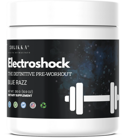Electroshock - The Definitive Pre-Workout Blue Razz Flavor