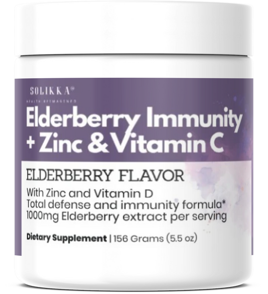 Elderberry Immunity w/ Zinc & Vitamin C