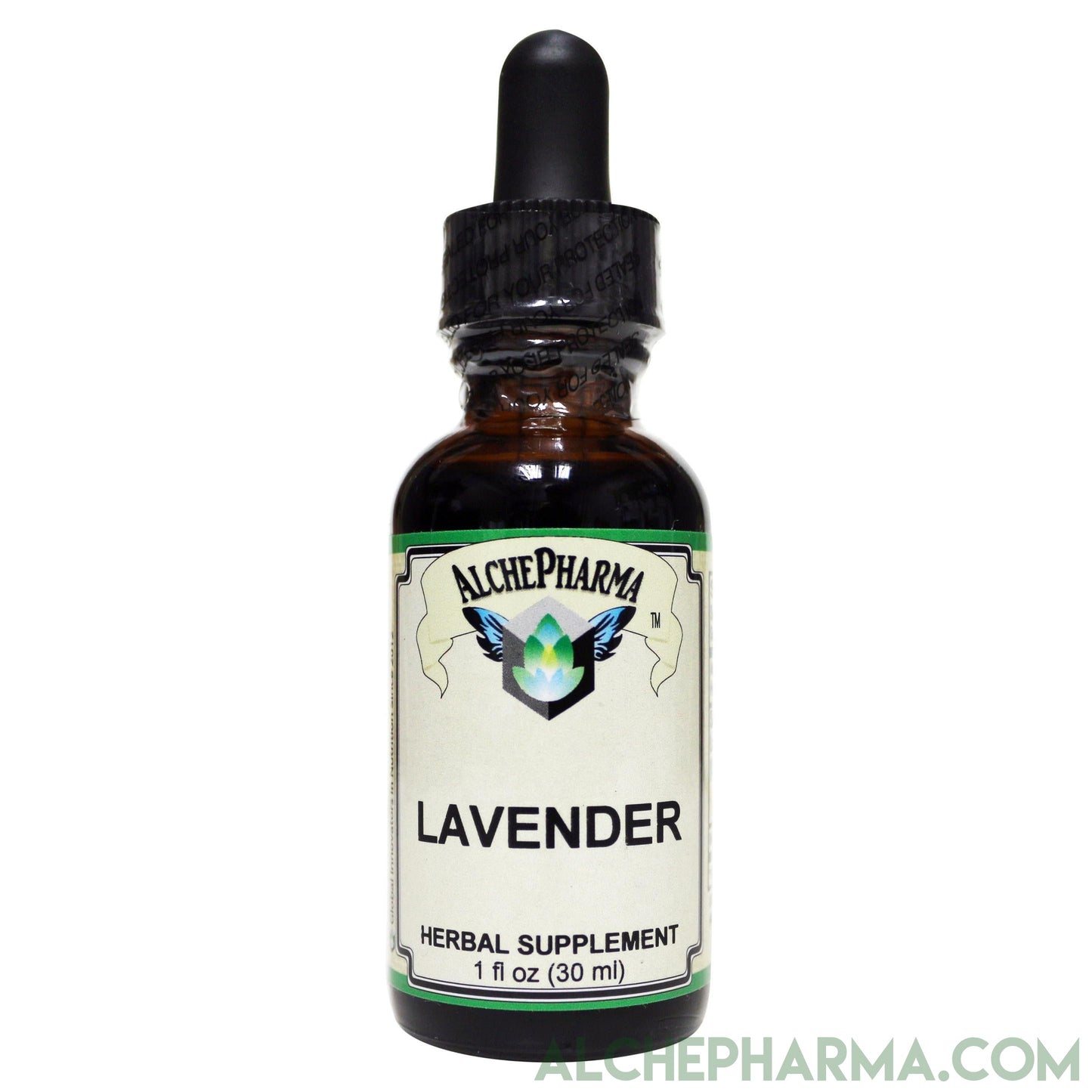 Lavender Flower Tincture ( PARVE ) 1 oz. [ 30 drops = 500 mg Herb Weight Equivalence ] 30 servings-Tinctures-AlchePharma