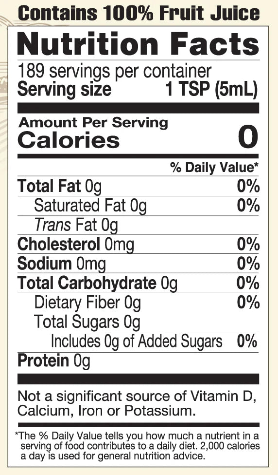 Pure Lime Juice - Organic - 32 Fl. Oz.