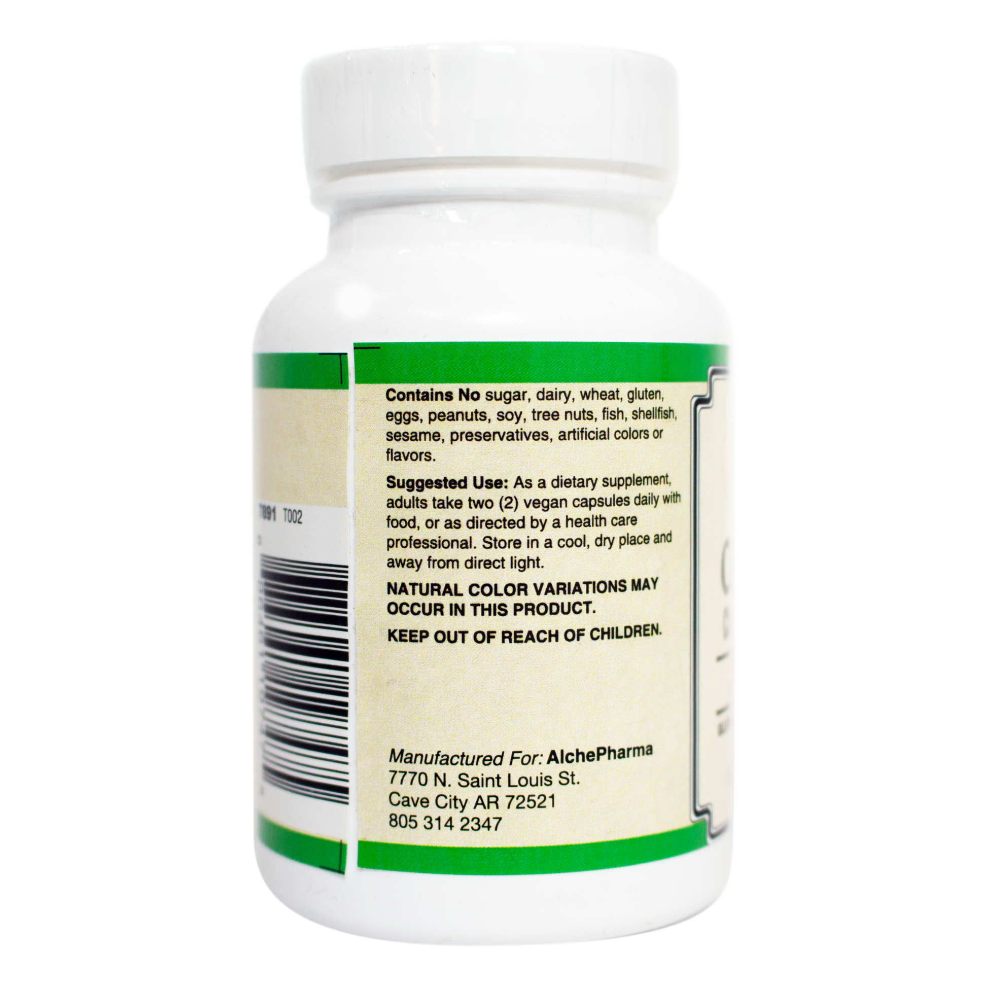 Lion's Mane Mushroom ( Organic ) 55% Polysaccharides Vegan Capsules-Medicinal Mushrooms-AlchePharma