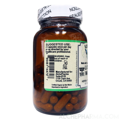 Lion's Mane Mushroom - Organic Blend of Fruiting Body and Mycelia-Medicinal Mushrooms-AlchePharma