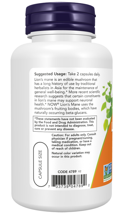 Lion's Mane 500 mg Veg Capsules