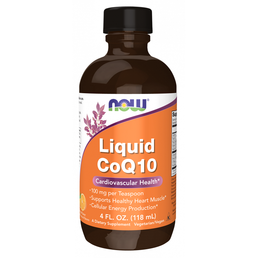 Liquid CoQ10 Orange Flavor 4 OZ-CoQ10-AlchePharma
