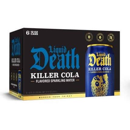 Liquid Death Sparkling Water, Killer Cola, 12oz Can, 6ct-AlchePharma