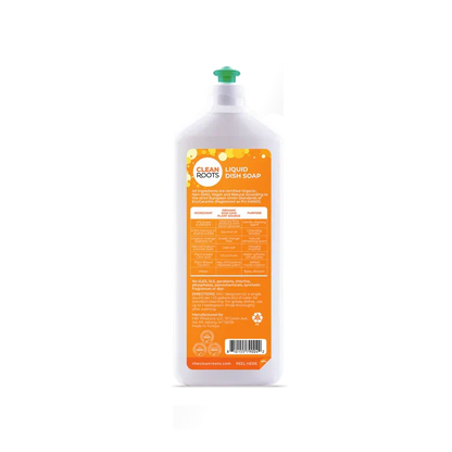 Liquid Dish Soap 24.6 Fl. Oz. (Organic Orange)-Dish Soap-AlchePharma