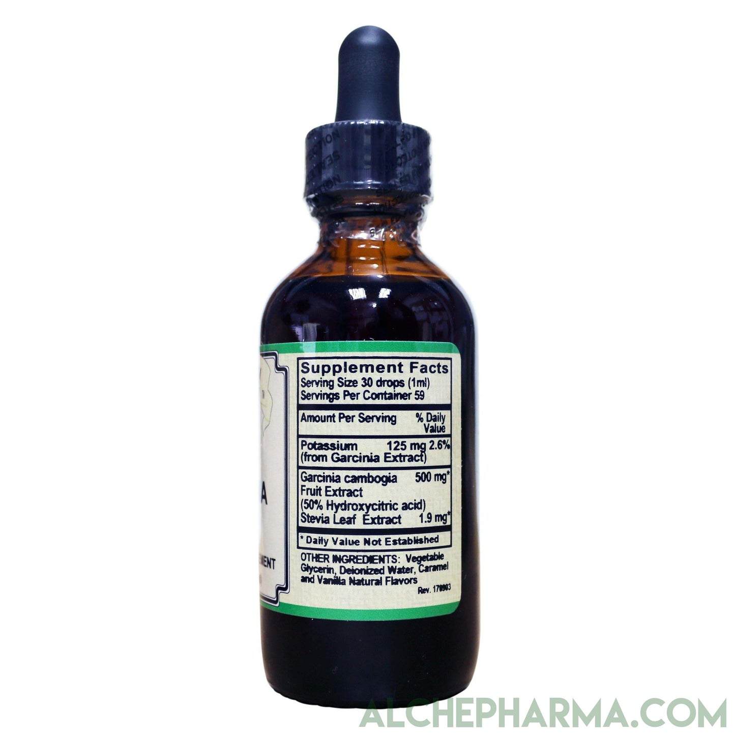 Liquid Garcinia Cambogia Fruit Extract standardized to 50% HCA-Herbs-AlchePharma