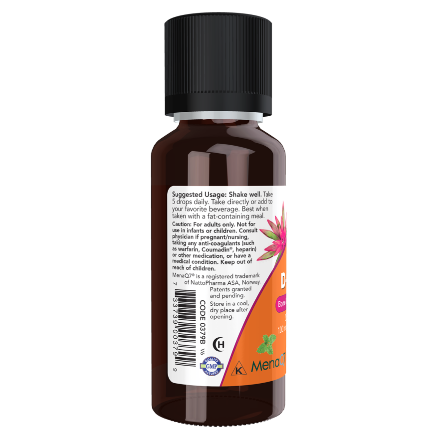 LIQUID VIT D-3 & MK-7 1 FL OZ-Vitamins-AlchePharma