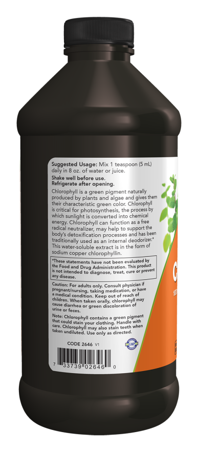 Liquid Chlorophyll - Unflavored - Now Foods