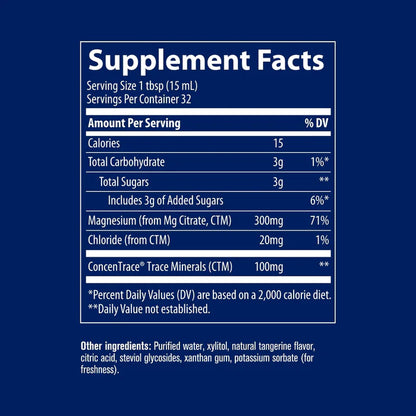 Liquid Magnesium 300mg Tangerine (473 Milliliters)