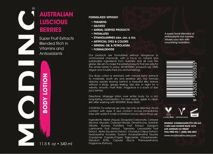 Australian Luscious Berries - Body Lotion - 11.5 Fl. Oz.