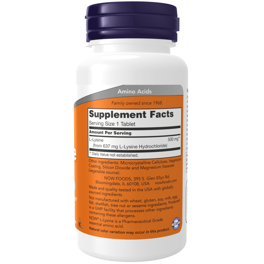LYSINE 500mg 100 TABS-Amino Acids-AlchePharma