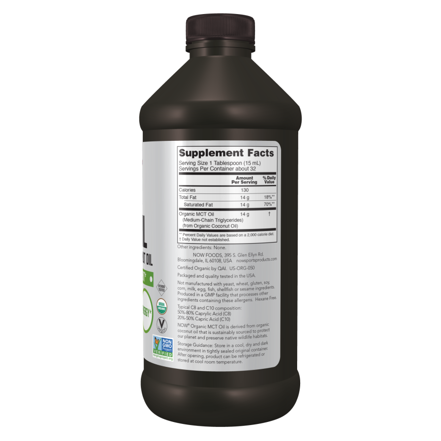 MCT Oil, Organic-Sports Nutrition-AlchePharma