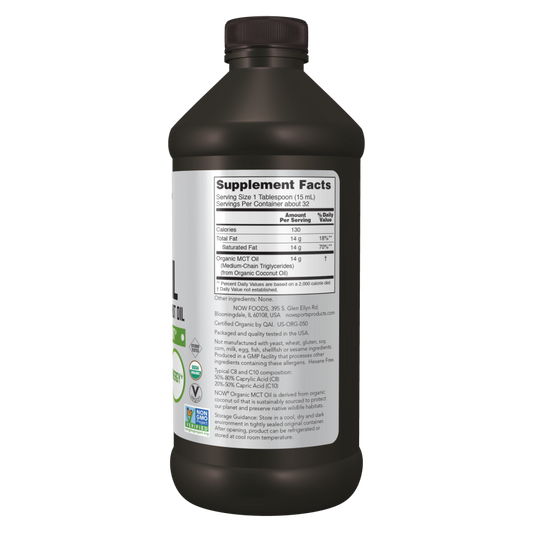 MCT Oil, Organic-Sports Nutrition-AlchePharma