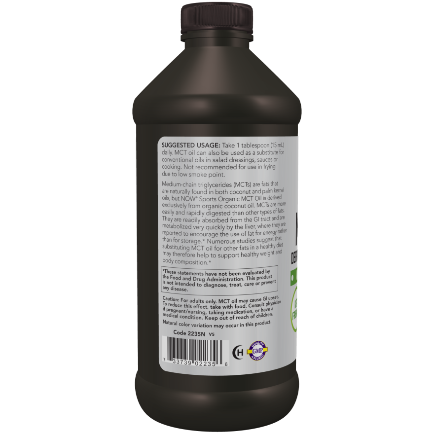 MCT Oil, Organic-Sports Nutrition-AlchePharma