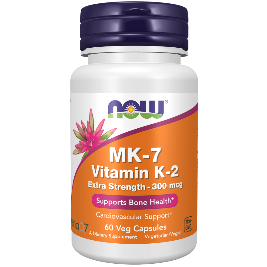 MK-7 Vitamin K-2, Extra Strength 300 mcg Veg Capsules-Vitamins-AlchePharma
