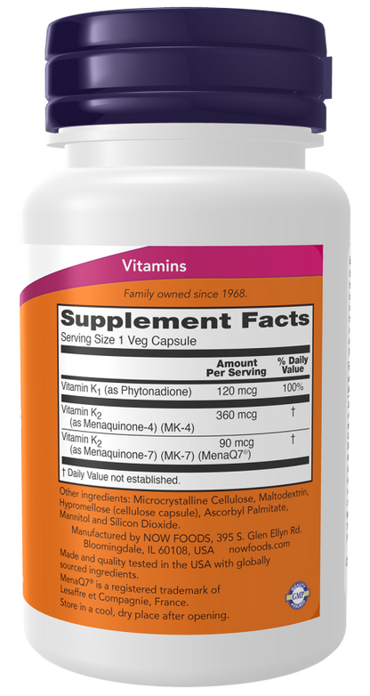 MK-7 Plus with K1 & MK-4 Veg Capsules