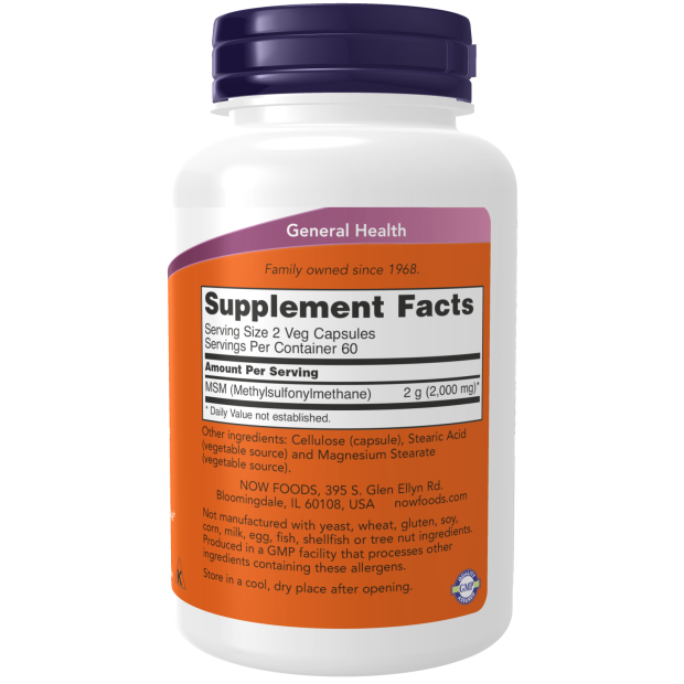 MSM 1000 mg Veg Capsules-Joint Products-AlchePharma