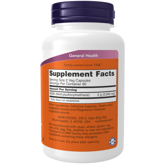 MSM 1000 mg Veg Capsules-Joint Products-AlchePharma