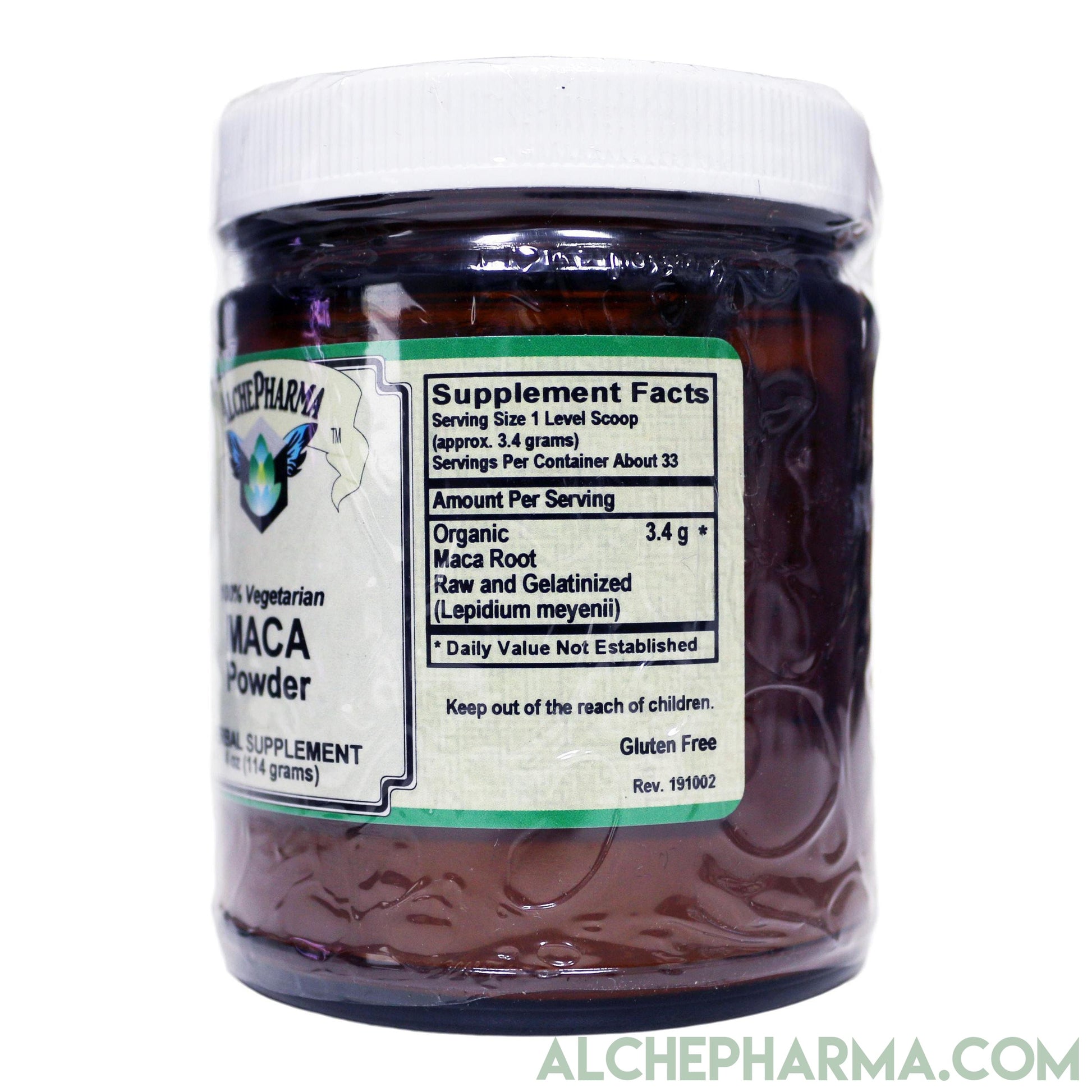 Maca Root Powder 4oz- 100% Organic, 100% pure, 100% Vegetarian, 100% Organic- Raw and Gelatinized ( Great Tasting )-maca-AlchePharma