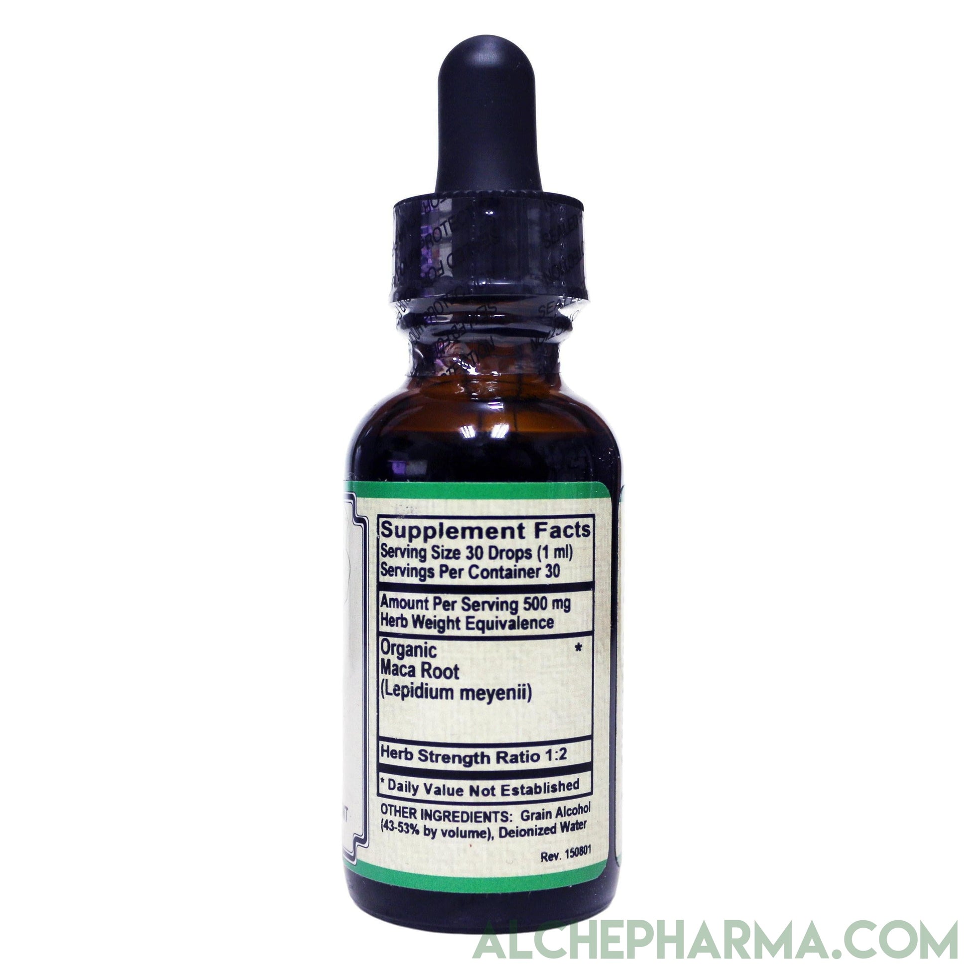 Maca Root Tincture - *Organic 1:2 Herb Strength Ratio, 500mg Herb Weight Equivalence per Serving-Herb-AlchePharma
