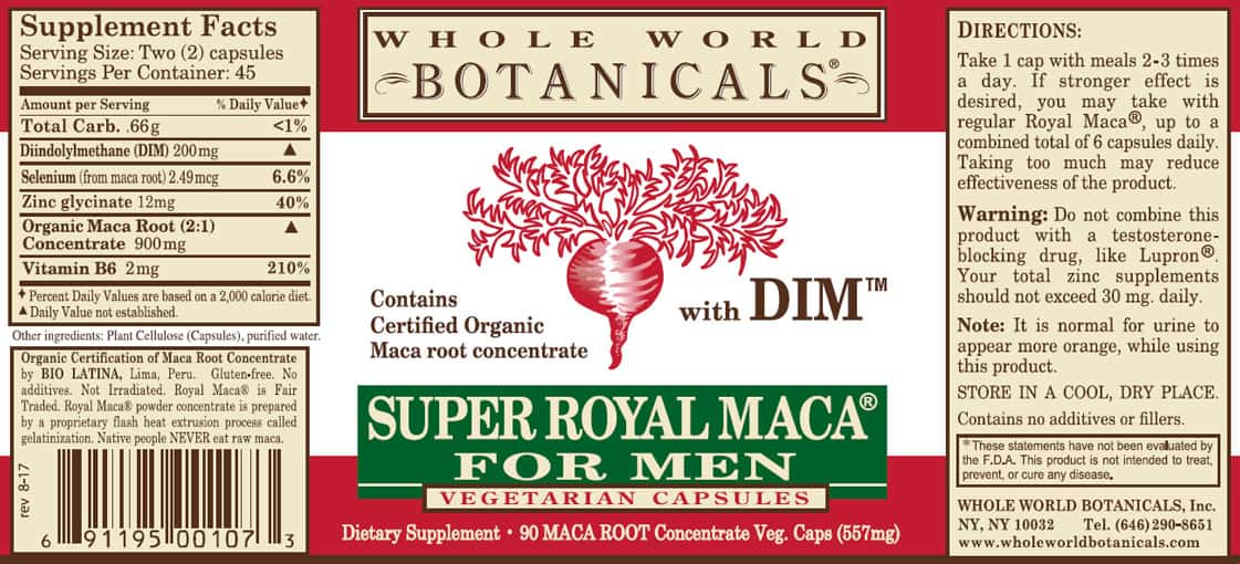 Super Royal Maca® for Men with DIM