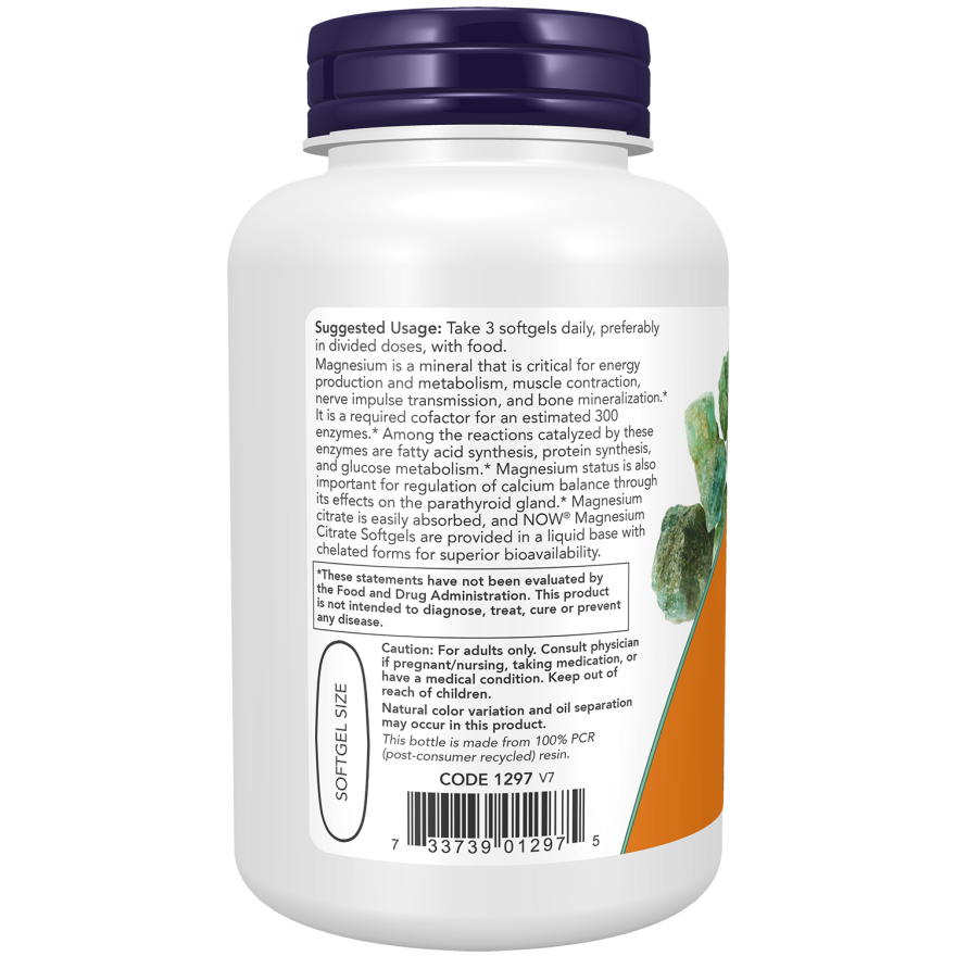 Magnesium Citrate Softgels-Minerals-AlchePharma