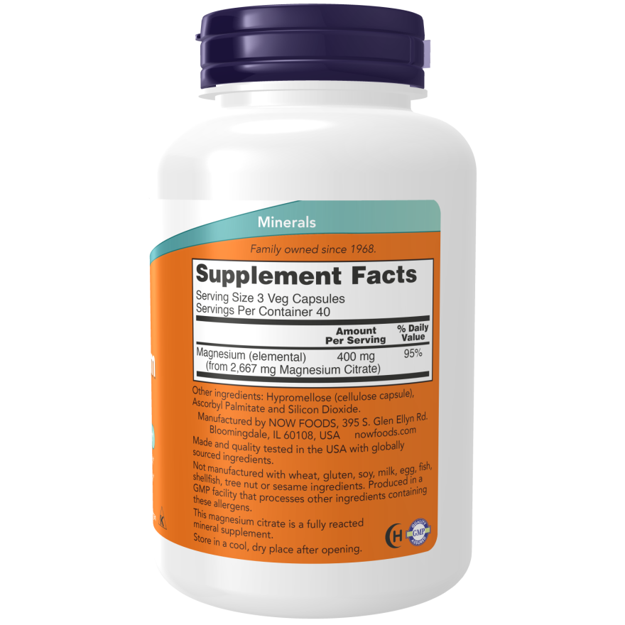 Magnesium Citrate Veg Capsules-Minerals-AlchePharma