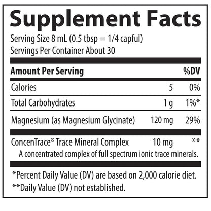 Magnesium Glycinate - Capsules, Liquid, Powder (120 mg per serving)-Magnesium-AlchePharma