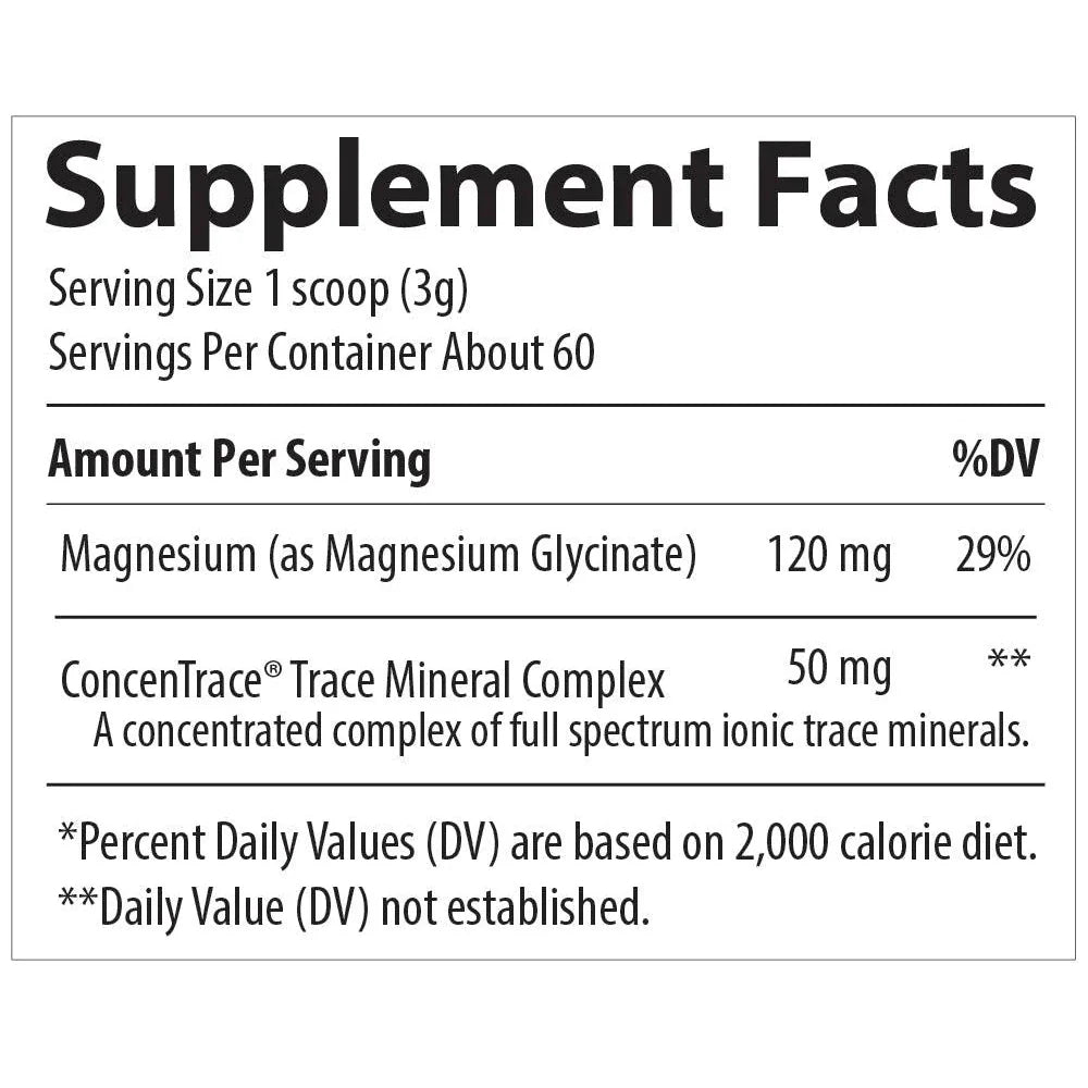 Magnesium Glycinate - Capsules, Liquid, Powder (120 mg per serving)-Magnesium-AlchePharma