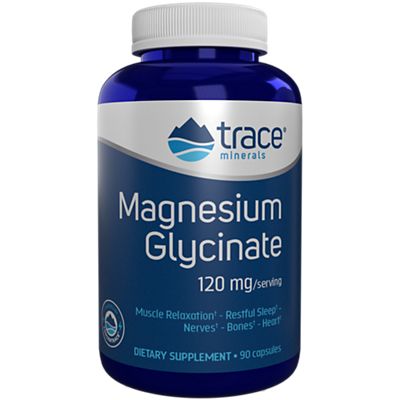 Magnesium Glycinate - Capsules, Liquid, Powder (120 mg per serving)-Magnesium-AlchePharma