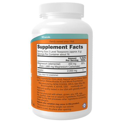 Magnesium Inositol Relax Powder-Minerals-AlchePharma