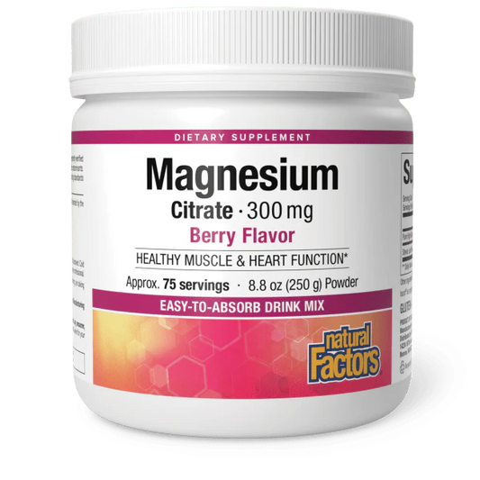 Magnesium Citrate Powder, Berry
