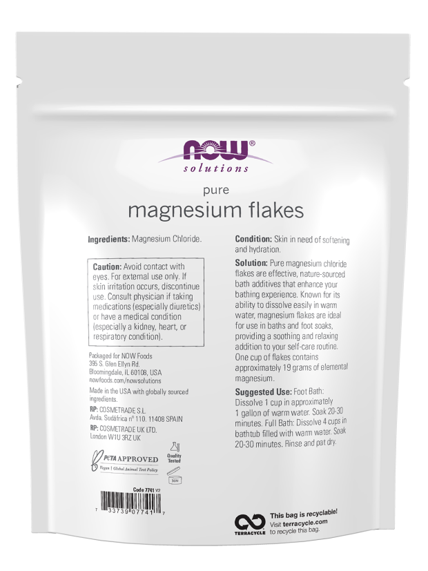 100% Pure Magnesium Flakes