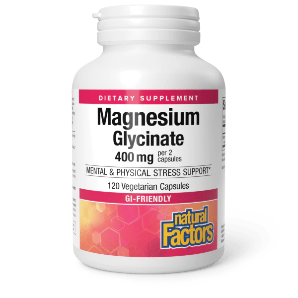 Magnesium Glycinate 400 mg 180 Count