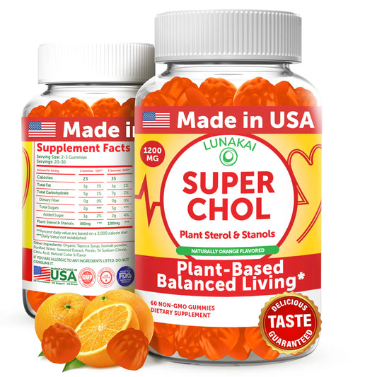 "Super Chol Orange Gummies 60 Count