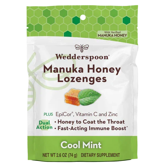 Manuka Honey Lozenges 18ct./2.6 Oz. (3 Options)-cough drops-AlchePharma