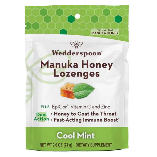 Manuka Honey Lozenges 18ct./2.6 Oz. (3 Options)-cough drops-AlchePharma