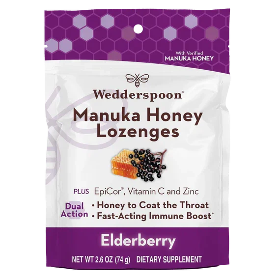 Manuka Honey Lozenges 18ct./2.6 Oz. (3 Options)-cough drops-AlchePharma