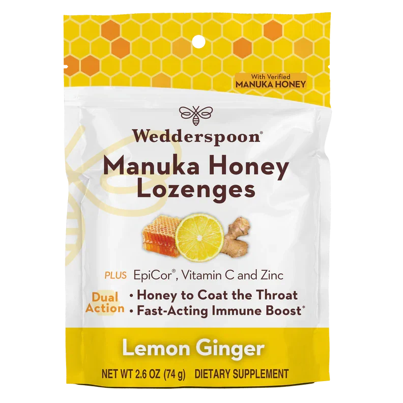 Manuka Honey Lozenges 18ct./2.6 Oz. (3 Options)-cough drops-AlchePharma