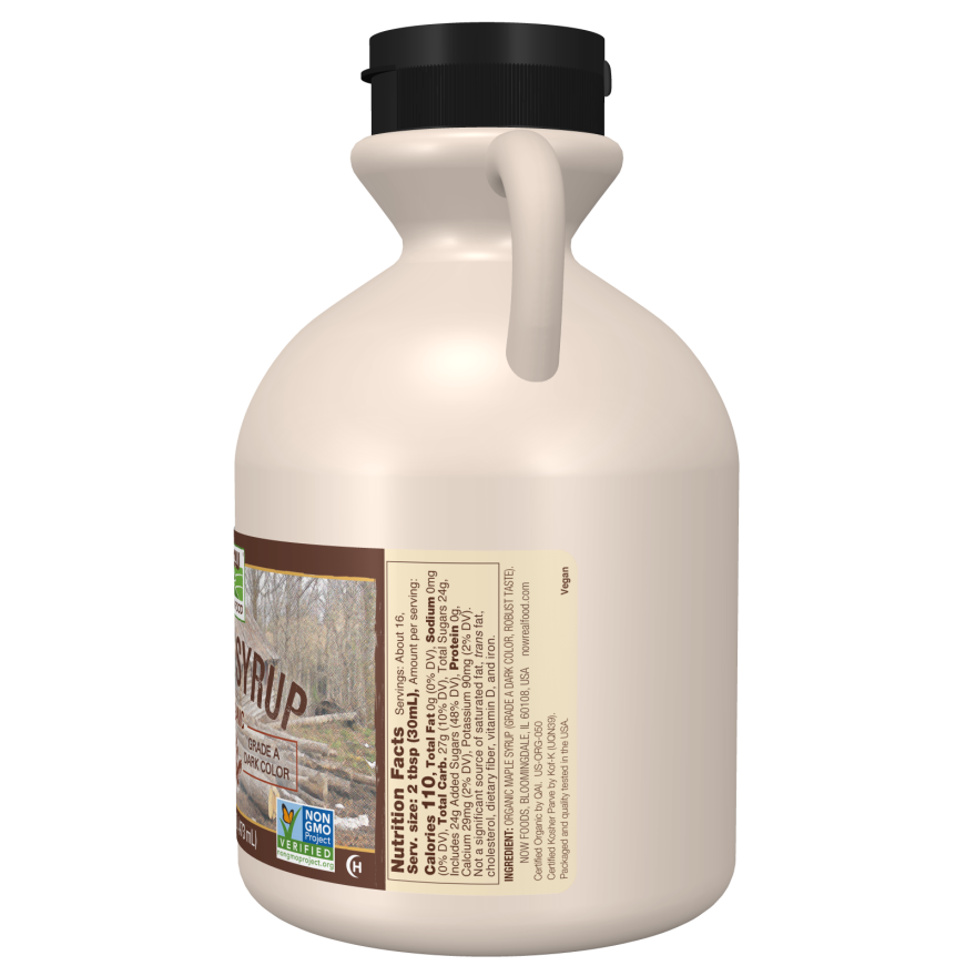 Maple Syrup, Organic Grade A Dark Color-Natural Foods-AlchePharma