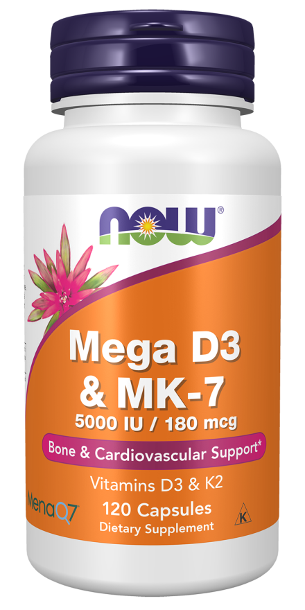 Mega D3 & MK-7 5000 IU/180 Mcg