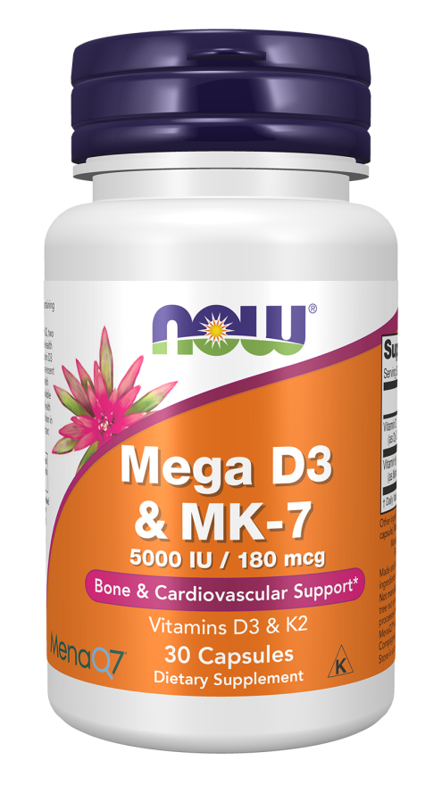 Mega D3 & MK-7 5000 IU/180 Mcg