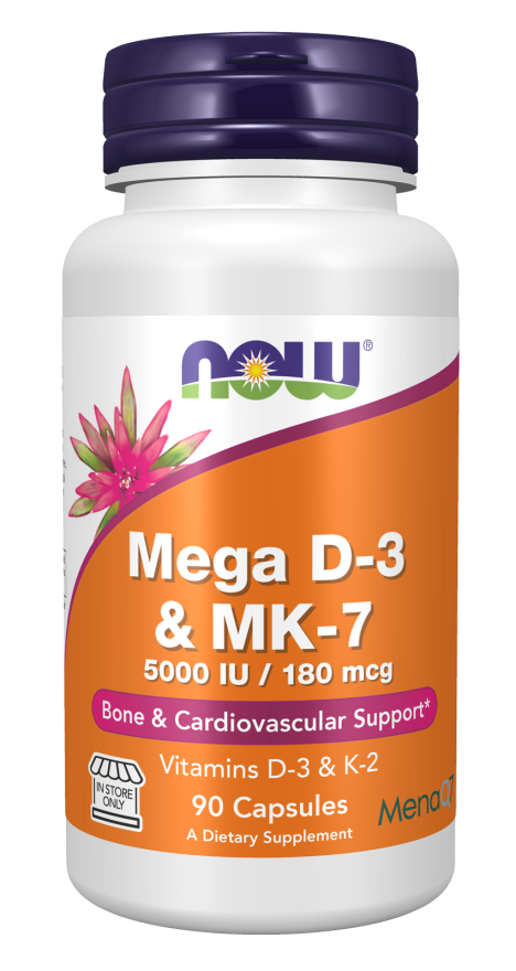 Mega D3 & MK-7 5000 IU/180 Mcg
