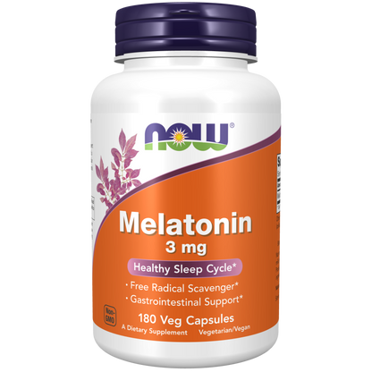 Melatonin 3 mg Veg Capsules-Sleep-AlchePharma